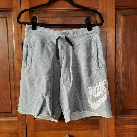 Nike Other - Nike light gray drawstring sweatshorts